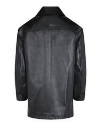 Givenchy Mens Leather Peacoat