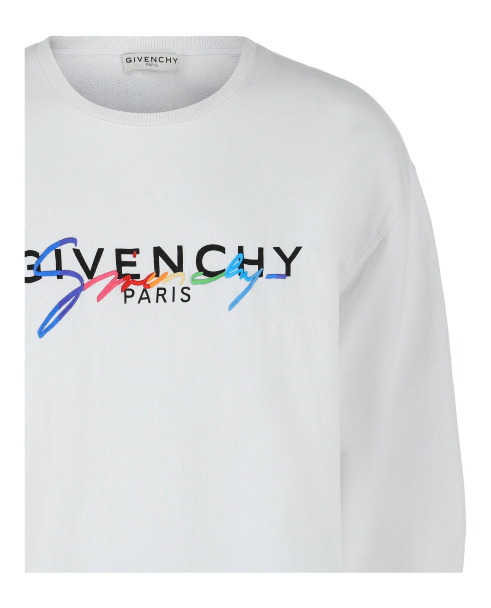 Givenchy Givenchy Mens Logo Embroidered Sweatshirt