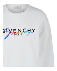 Givenchy Givenchy Mens Logo Embroidered Sweatshirt
