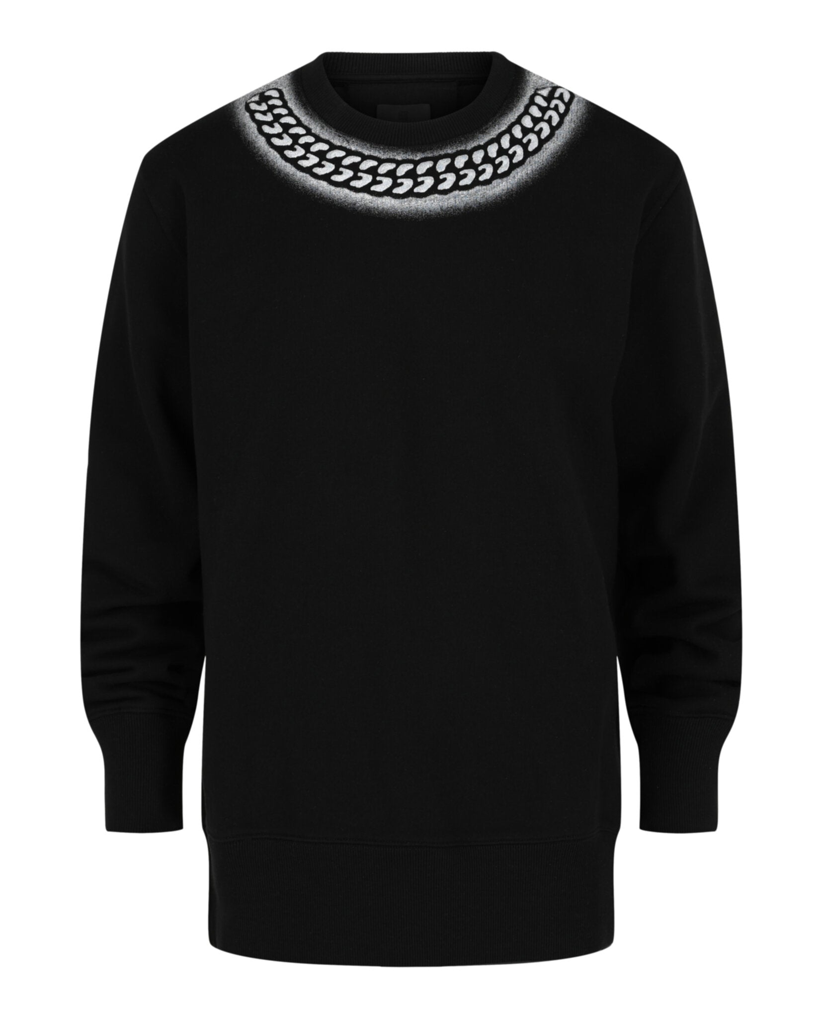 Givenchy Mens Embossed Chain Graphic Sweatshirt
