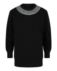 Givenchy Mens Embossed Chain Graphic Sweatshirt