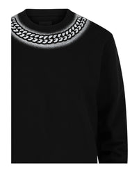 Givenchy Mens Embossed Chain Graphic Sweatshirt