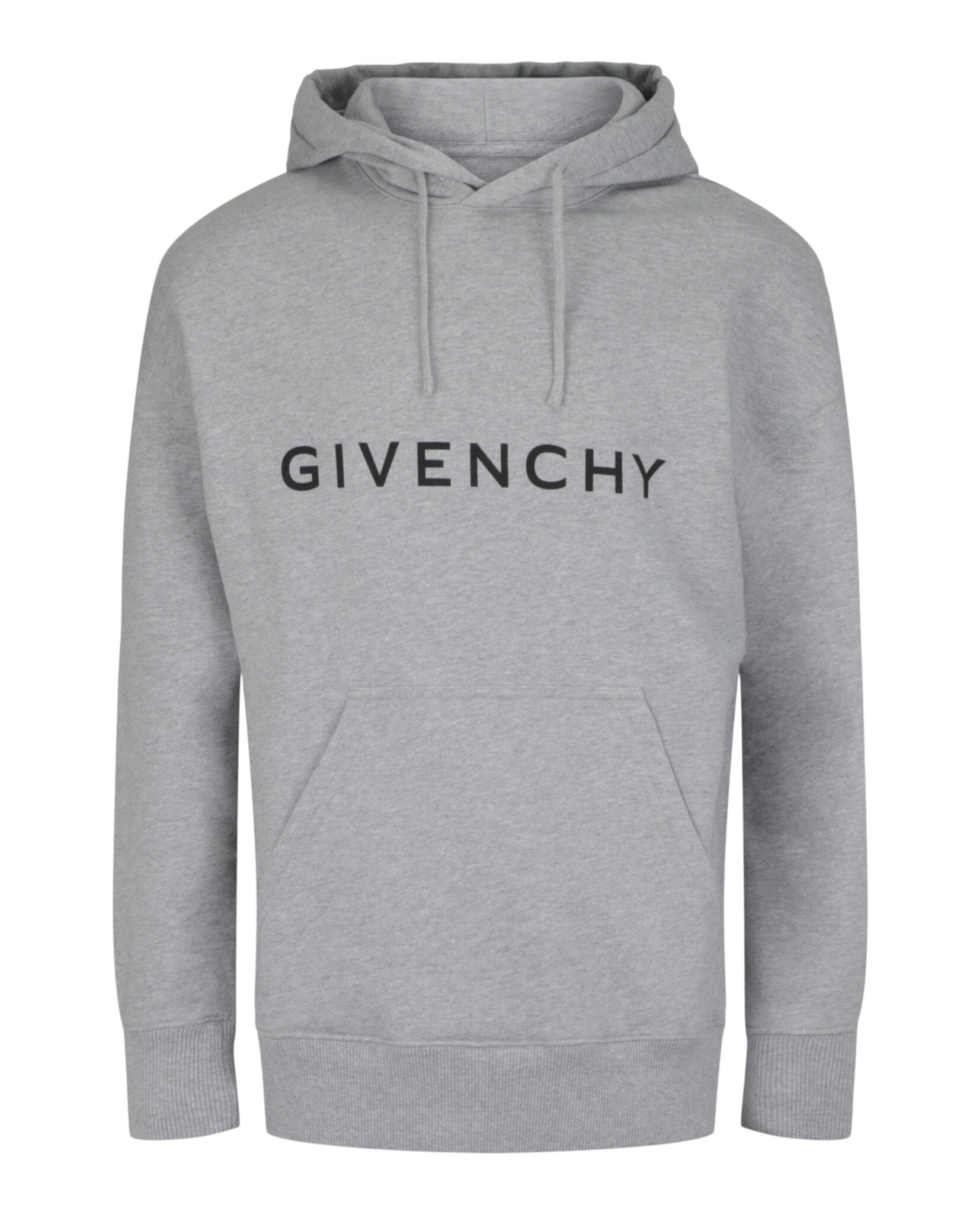 Givenchy Mens Slim-Fit Logo Print Hoodie
