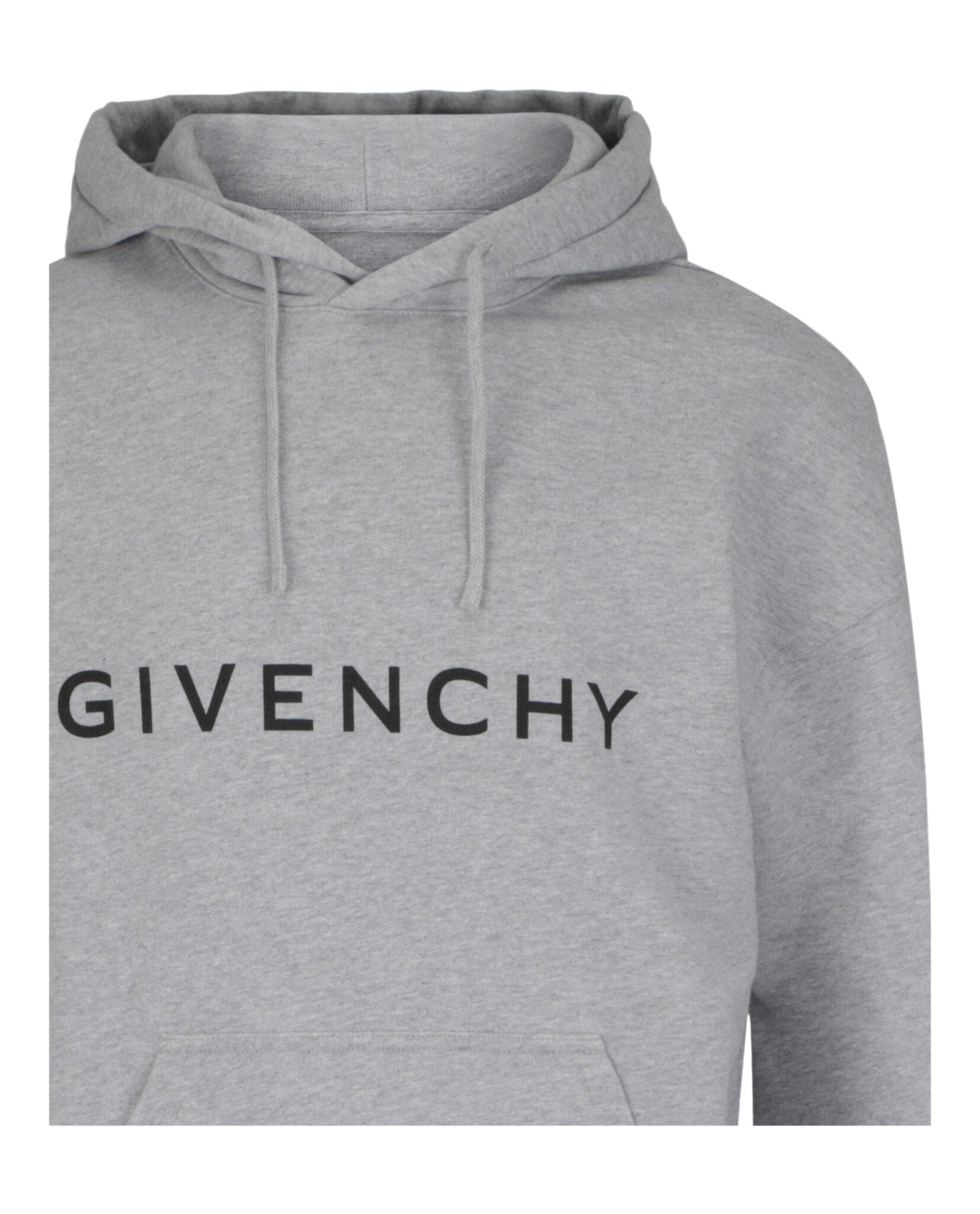 Givenchy Mens Slim-Fit Logo Print Hoodie