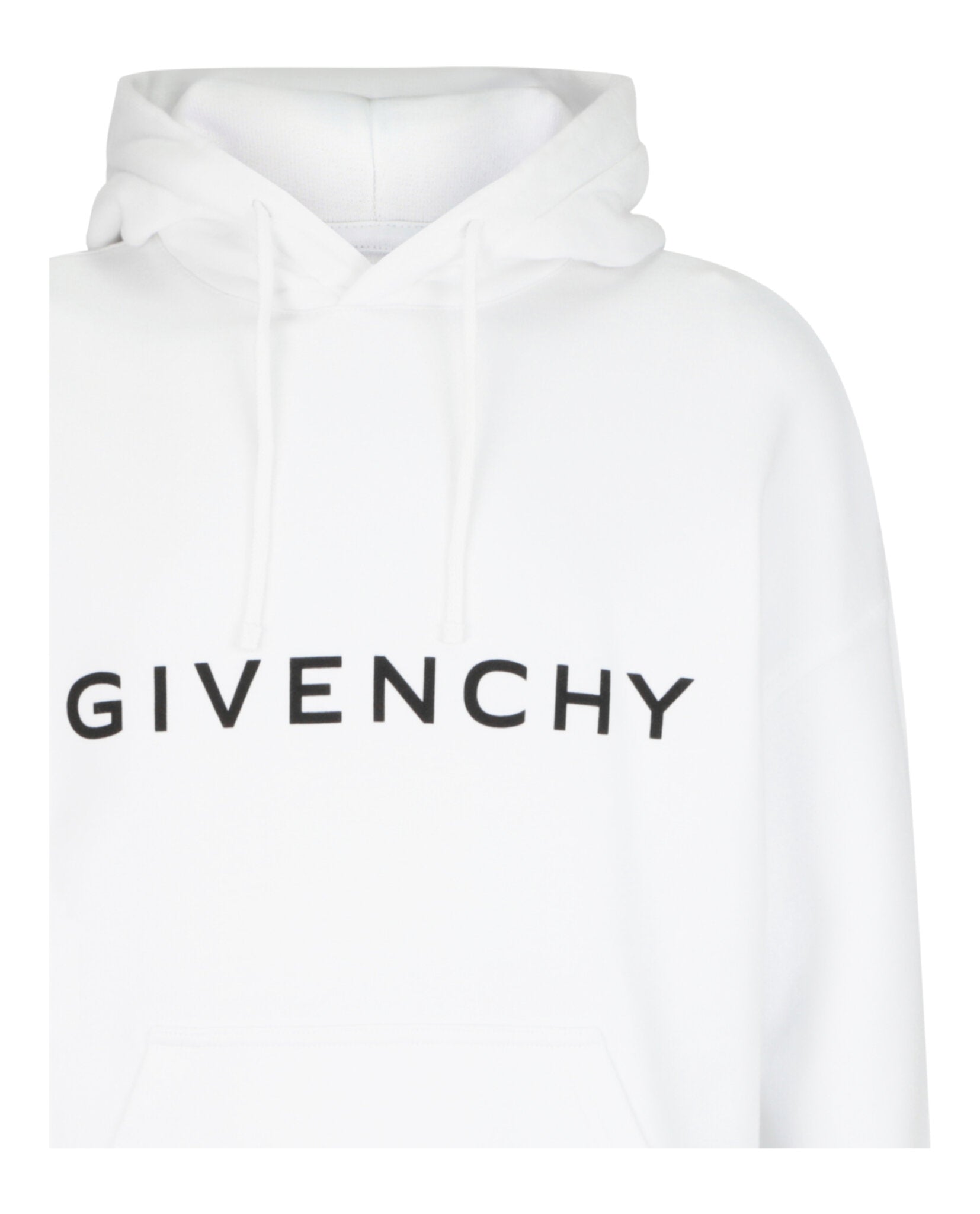 Givenchy Mens Slim-Fit Logo Print Hoodie