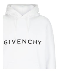 Givenchy Mens Slim-Fit Logo Print Hoodie