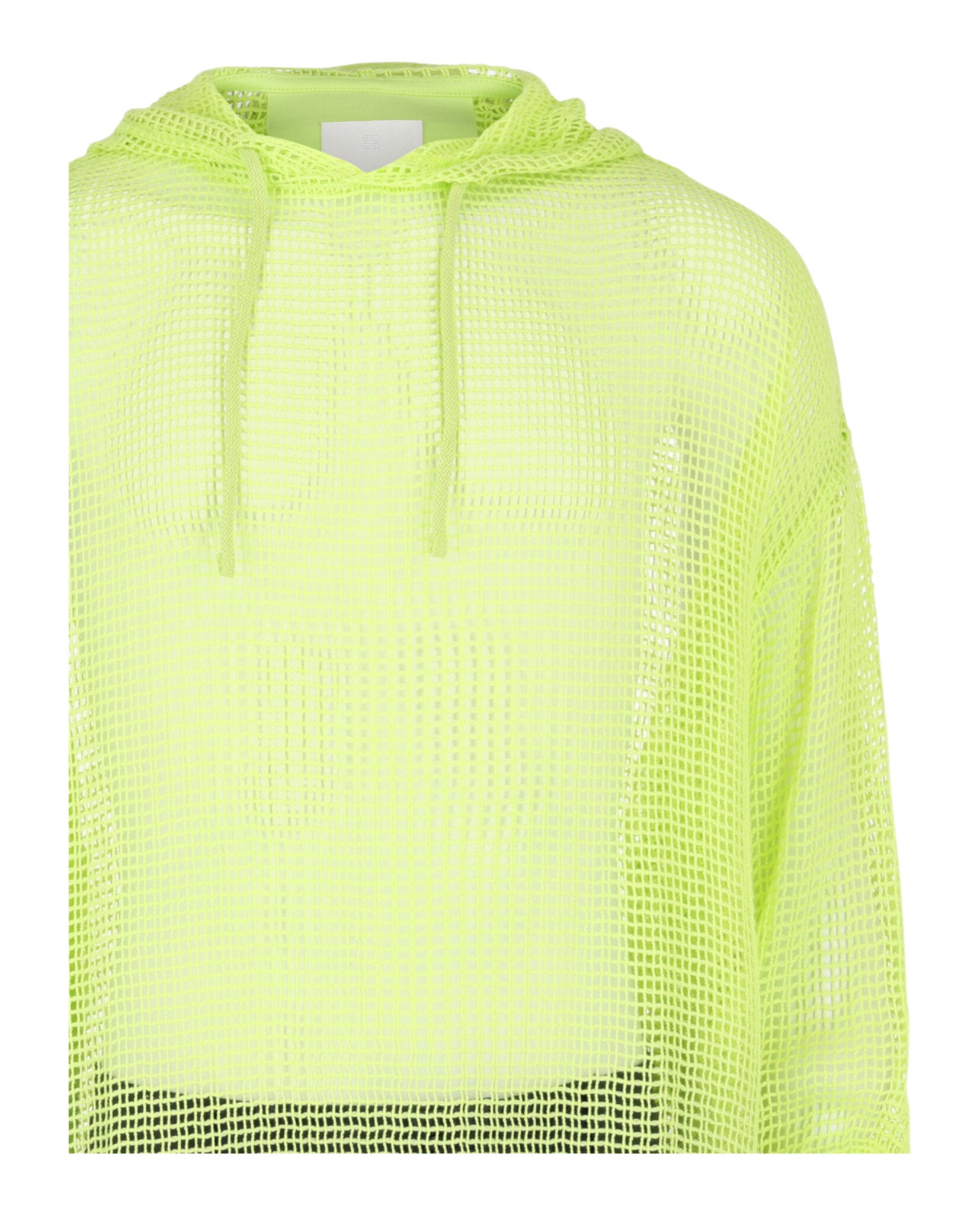 Givenchy Mens Hooded Mesh Long Sleeve T-Shirt