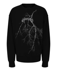 Givenchy Mens Lightning Bolt Crewneck Sweatshirt