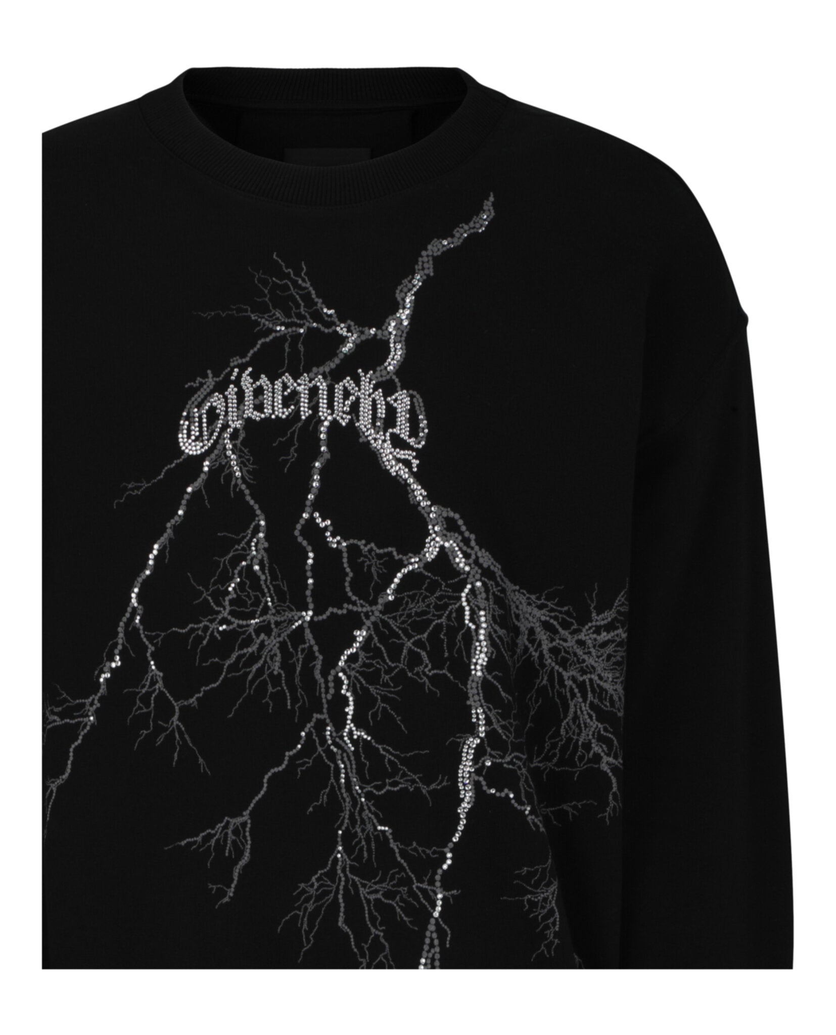 Givenchy Mens Lightning Bolt Crewneck Sweatshirt