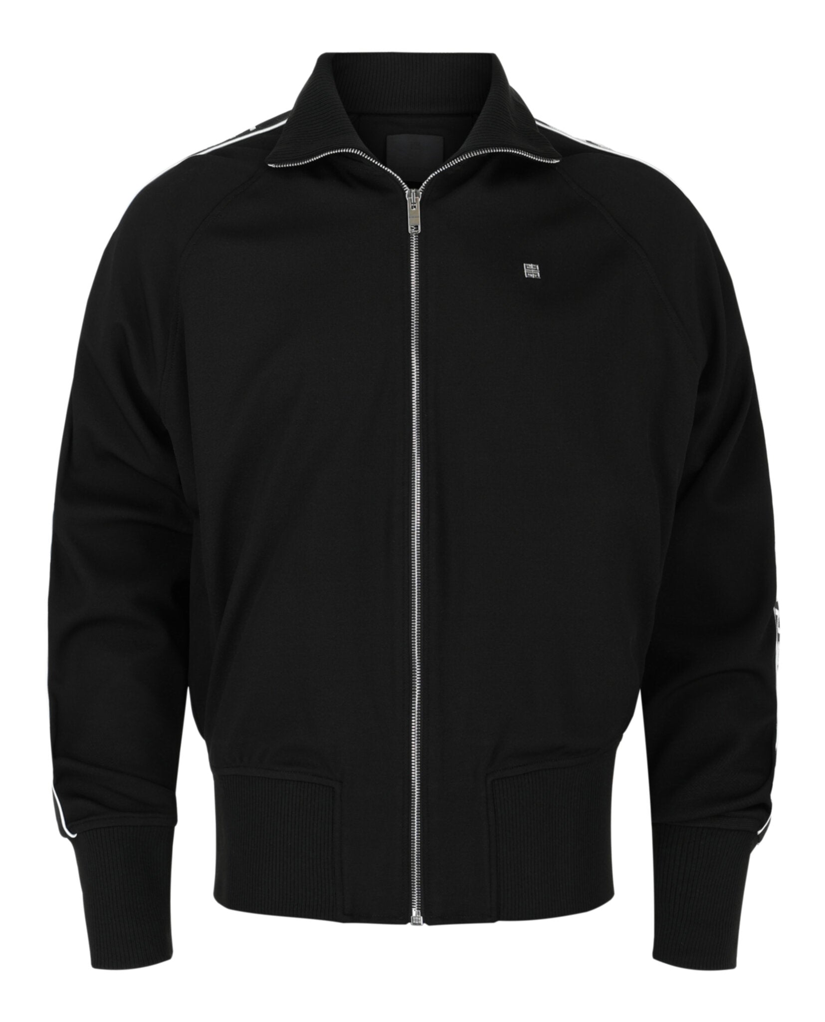 Givenchy Mens Logo Tape Zipped Jacket