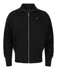 Givenchy Mens Logo Tape Zipped Jacket