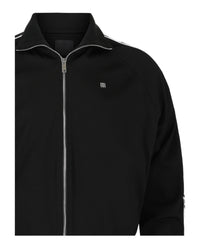 Givenchy Mens Logo Tape Zipped Jacket
