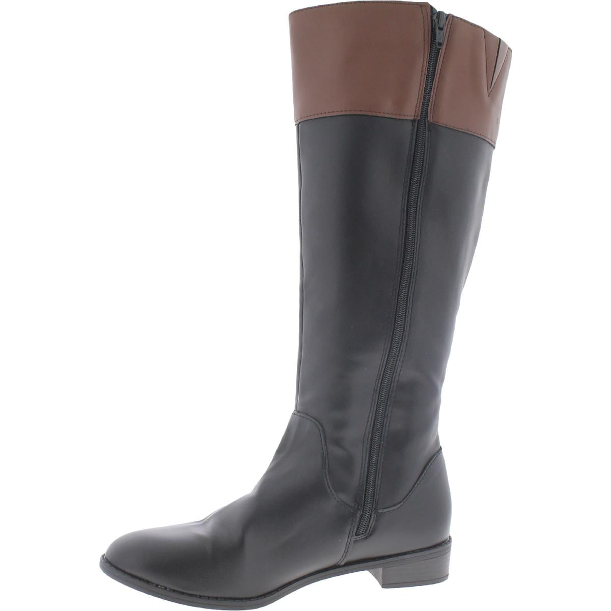 Deliee 2 Womens Wide Calf Knee-High Riding Boots