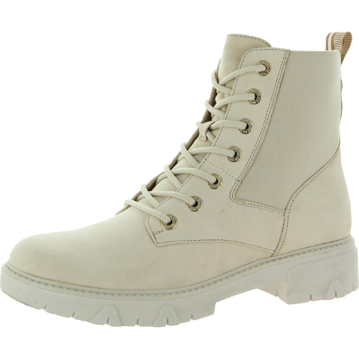 Hudson Womens Arch Support Ankle Combat & Lace-up Boots