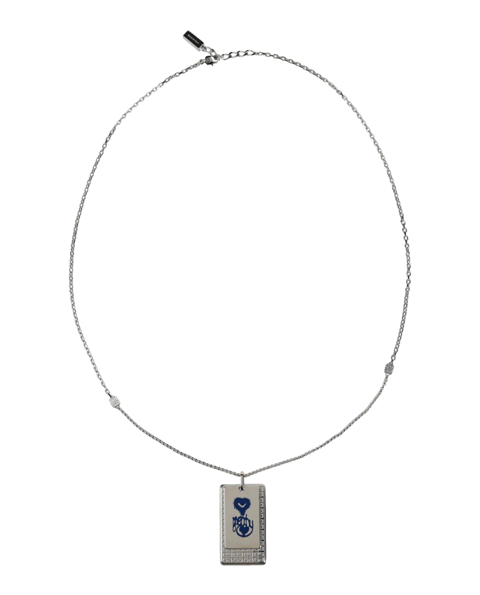 Givenchy Mens CVD Double Tag Necklace