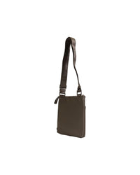 Hugo Boss Leather Messenger Bag Men Green