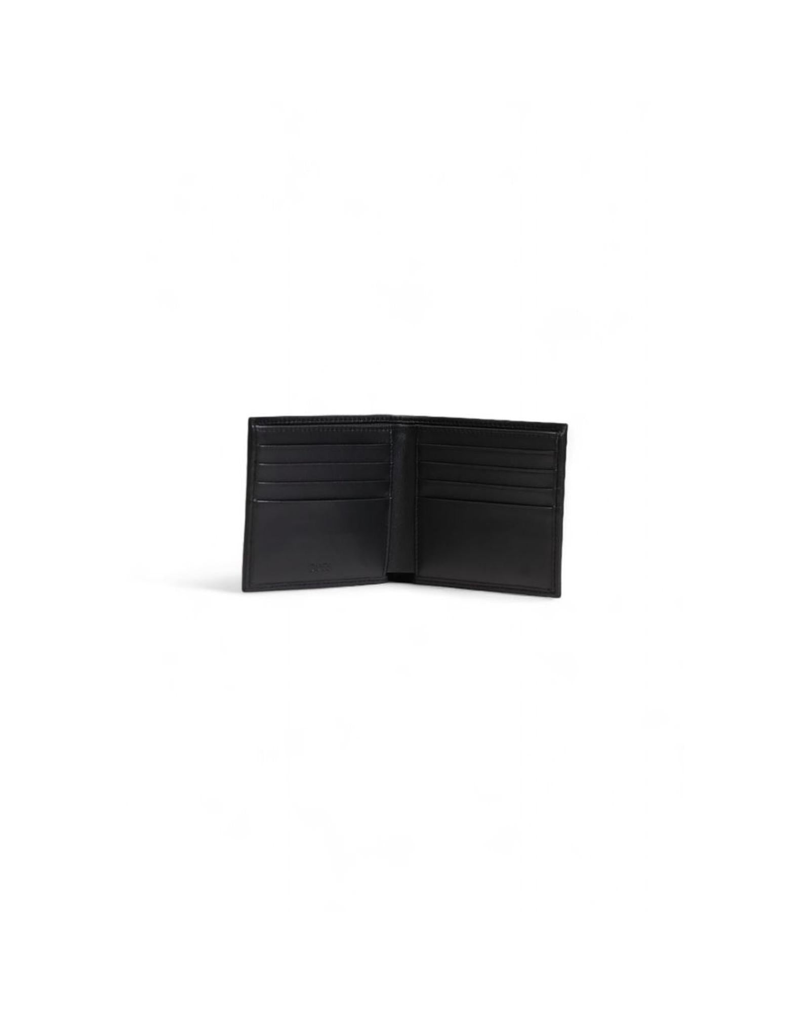 Hugo Boss Recycled Leather Wallet Men Black Wallets & Pouches