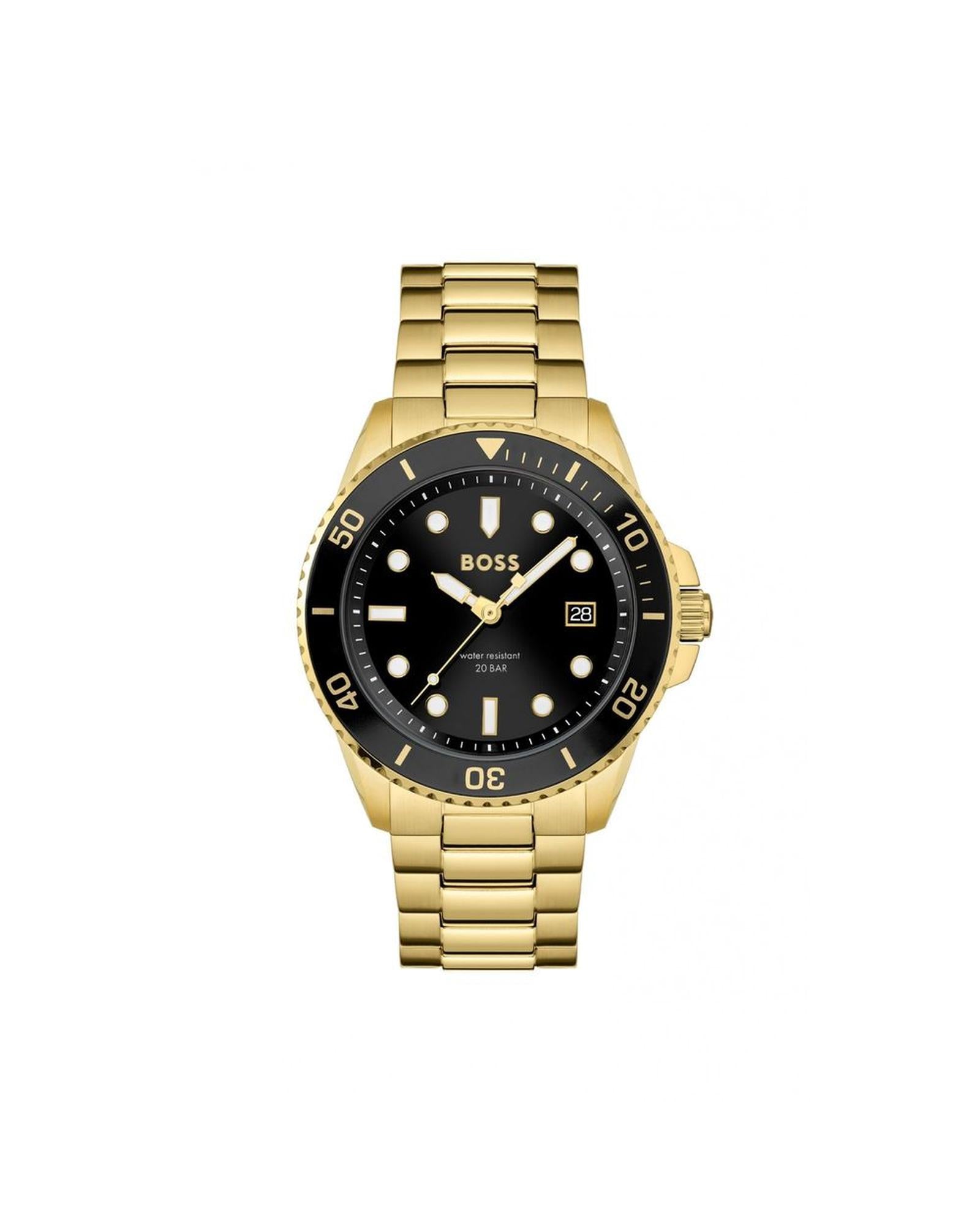 Hugo Boss  Grand Prix Mens Watch Gold
