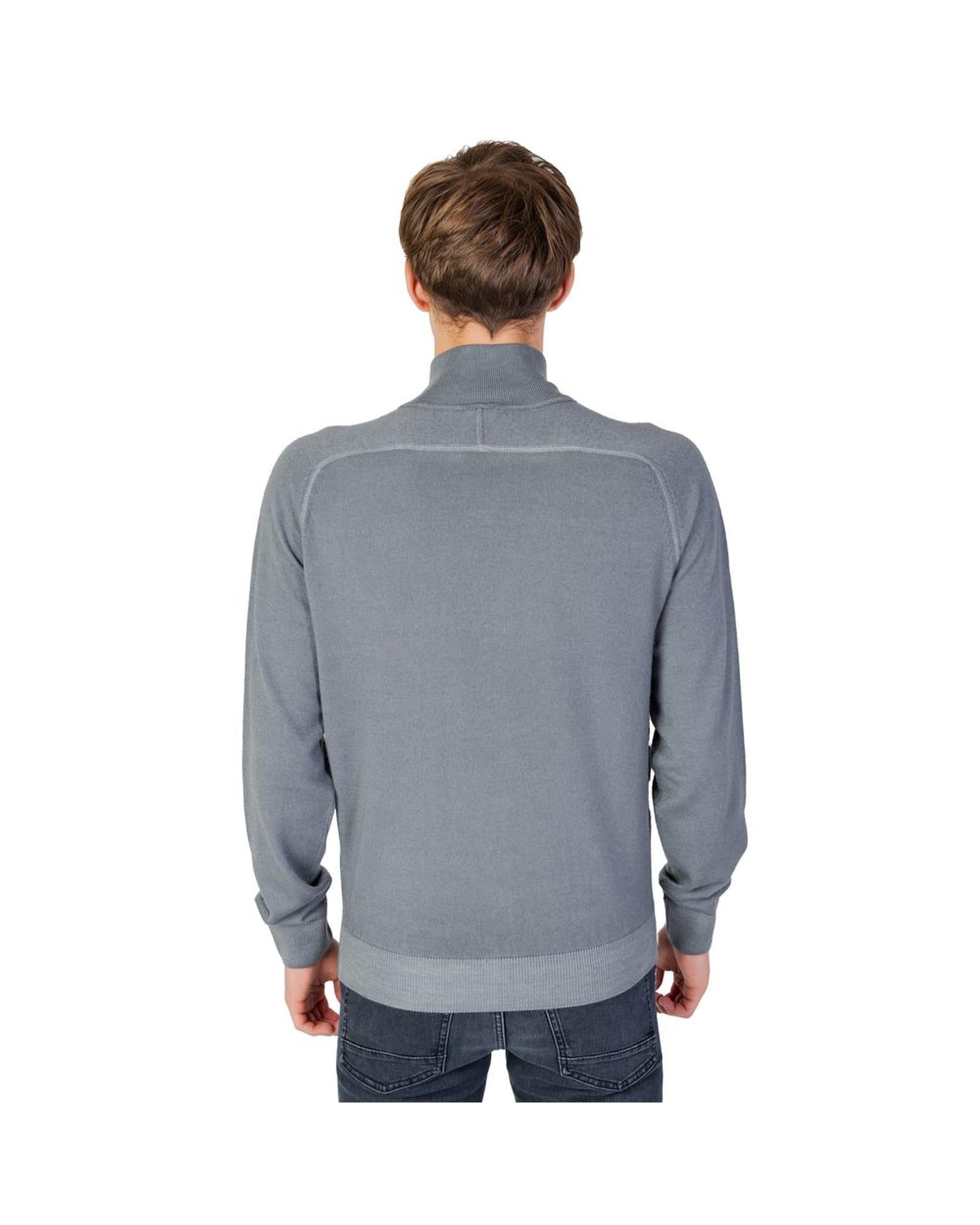 Hugo Boss Casual ZipUp Cardigan 50410116 001 Men Gray