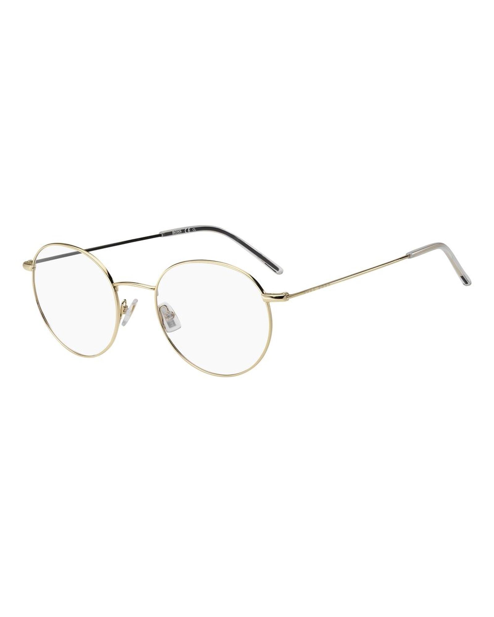 Hugo Boss BOSS 0976F Round Gold Eyeglasses Women Bicolor Frames