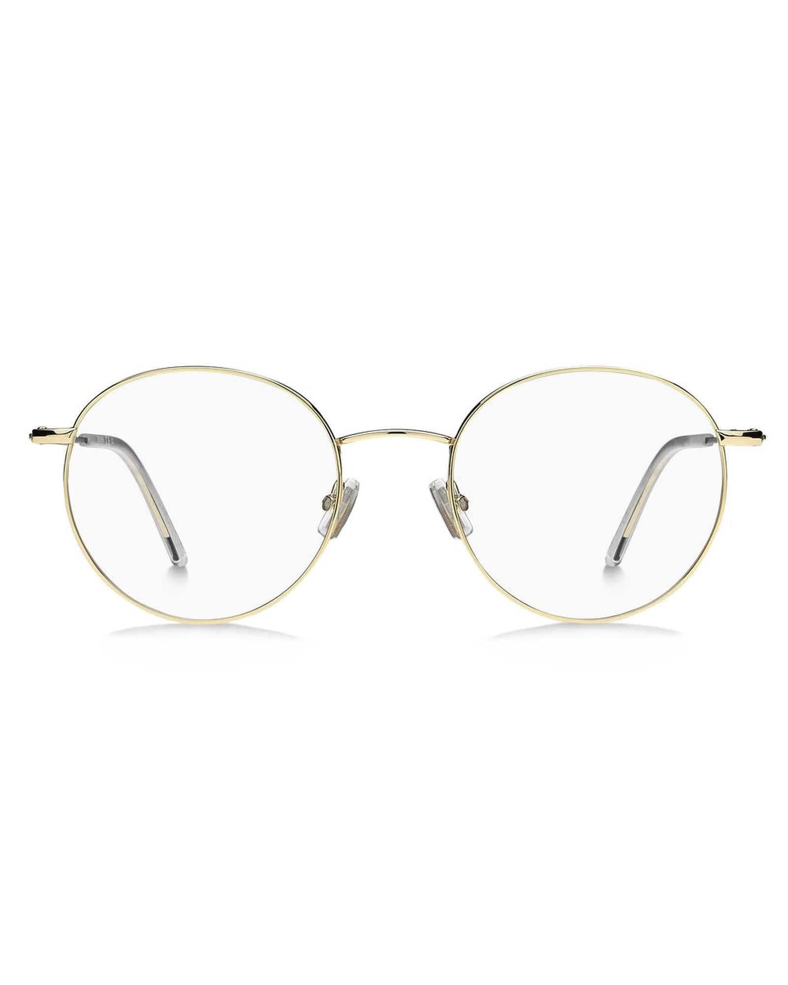 Hugo Boss BOSS 0976F Round Gold Eyeglasses Women Bicolor Frames