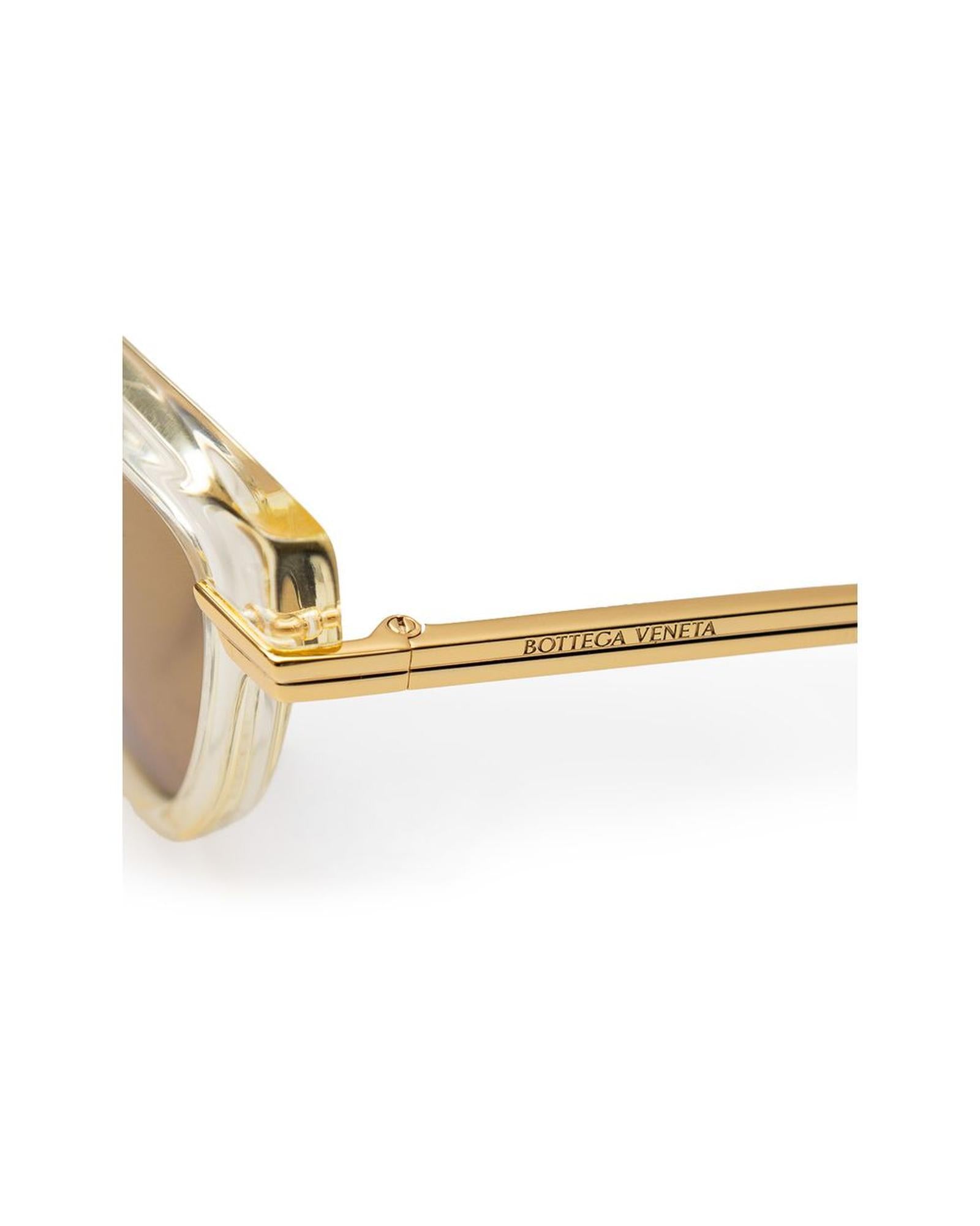 Bottega Veneta Acetate Square Frame Sunglasses