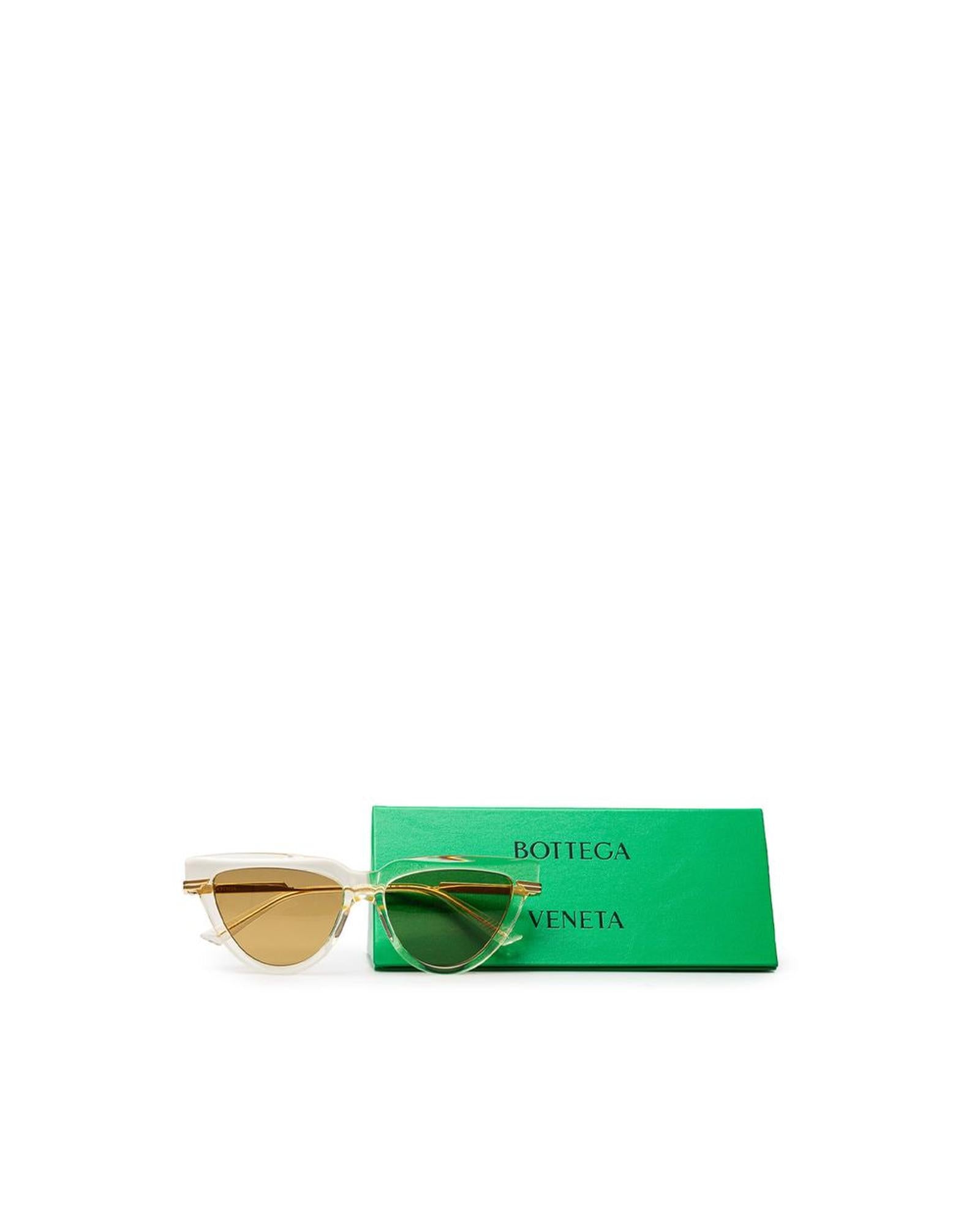 Bottega Veneta Acetate Square Frame Sunglasses
