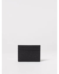 Dolce & Gabbana Card Holder Leather Wallet Men Black