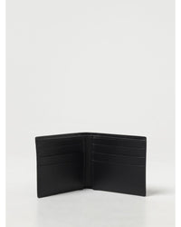 Dolce & Gabbana Leather Bifold Wallet Men Black