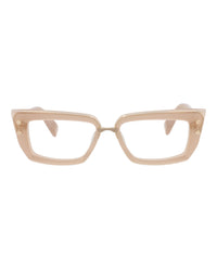 Balmain Womens Cat Eye Nude Nude Transparent Fashion Designer Eyewear