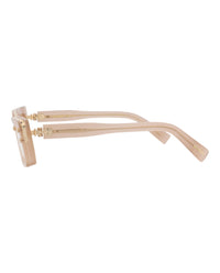 Balmain Womens Cat Eye Nude Nude Transparent Fashion Designer Eyewear