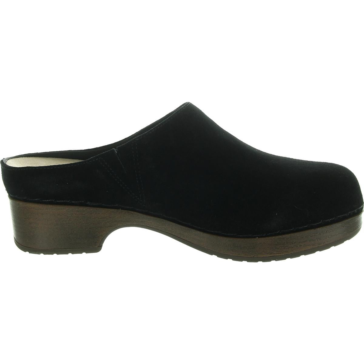 Womens Leather Slip On Clogs