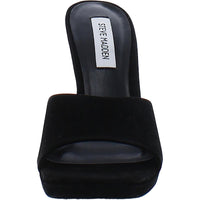 Lipa Womens Comfort Insole Square Toe Mule Sandals