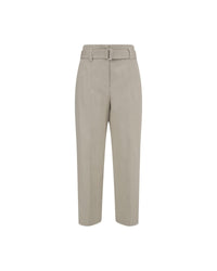 Brunello Cucinelli Belted HighWaisted Trousers Women Cream Jeans & Pants