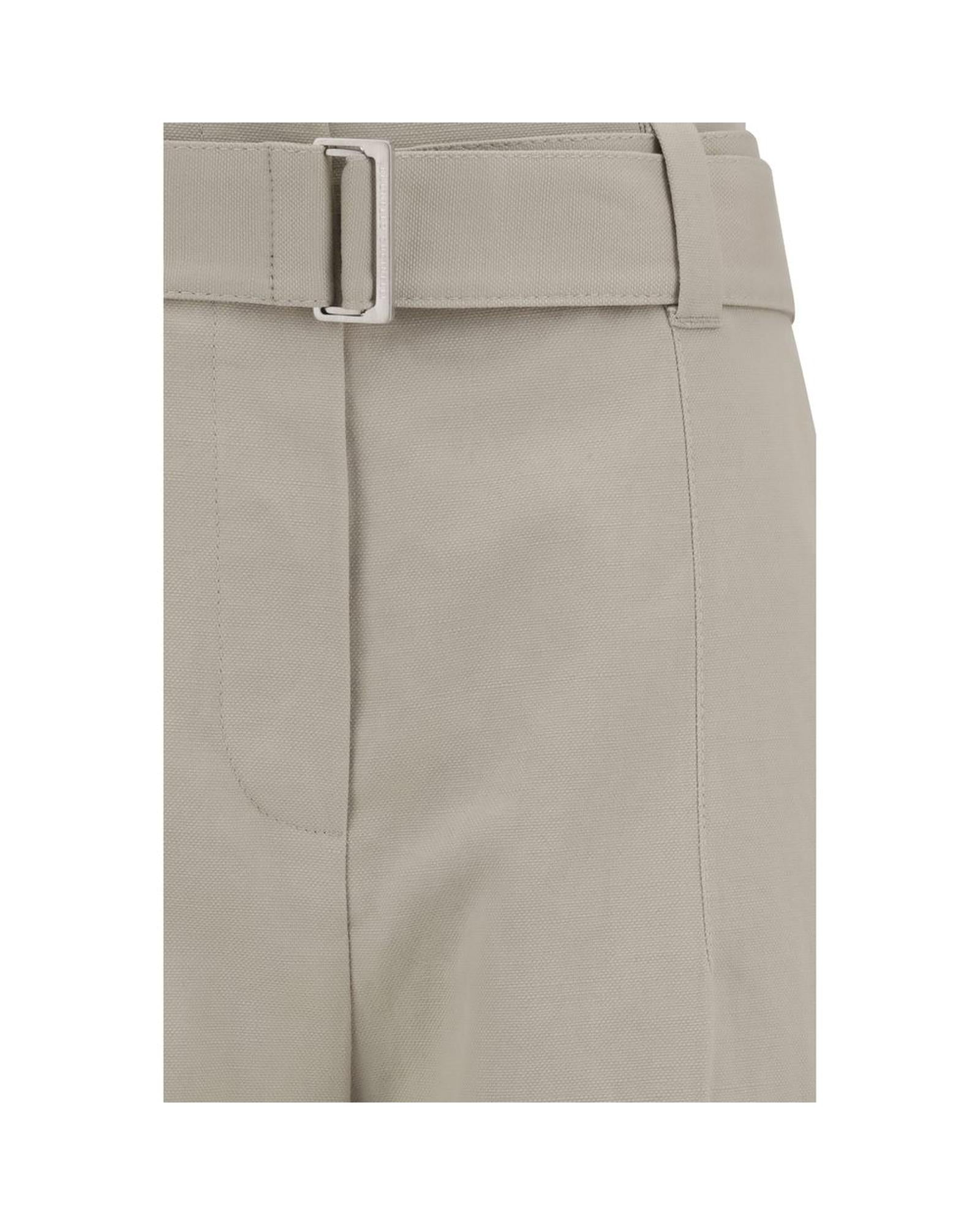 Brunello Cucinelli Belted HighWaisted Trousers Women Cream Jeans & Pants