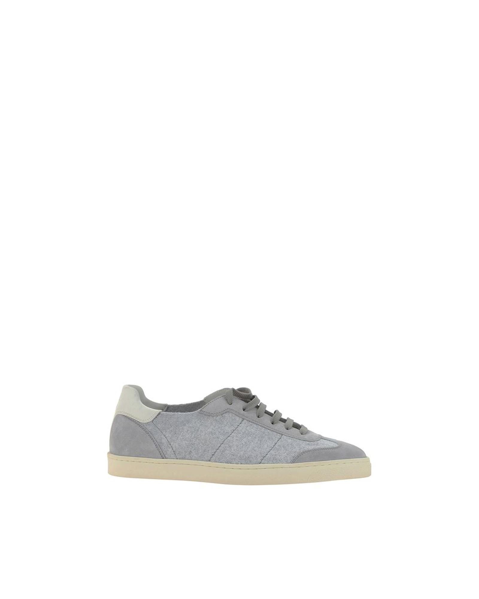 Brunello Cucinelli Felt Sneakers LowTop LaceUp