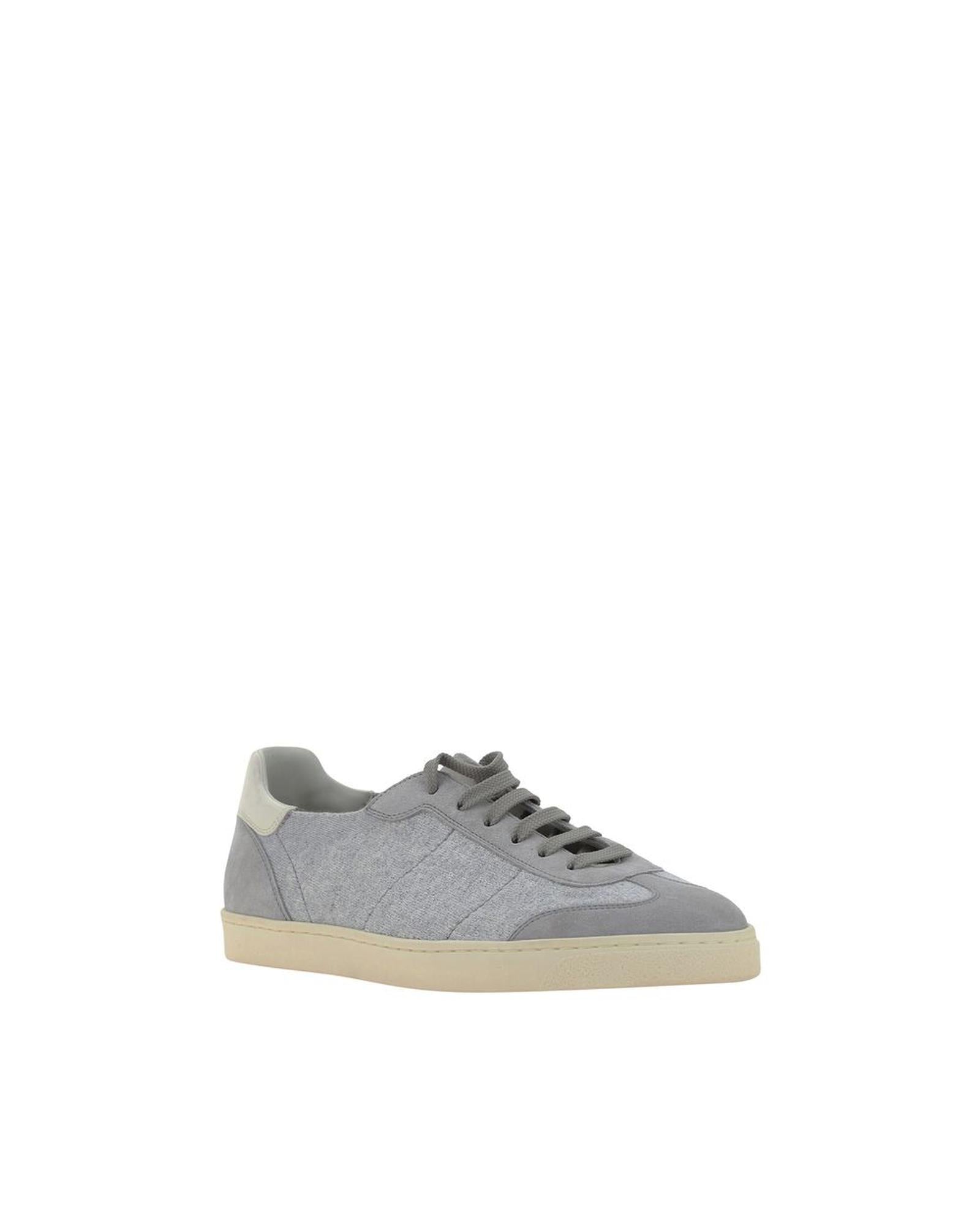 Brunello Cucinelli Felt Sneakers LowTop LaceUp