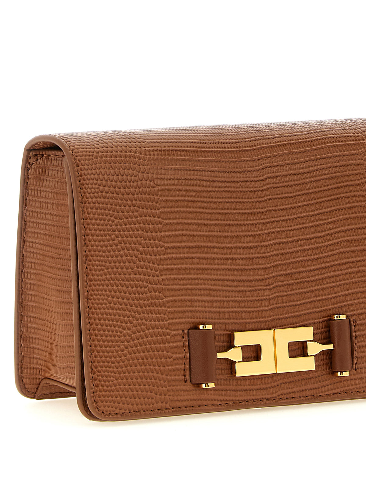 Elisabetta Franchi Women Lizard Print Crossbody Bag