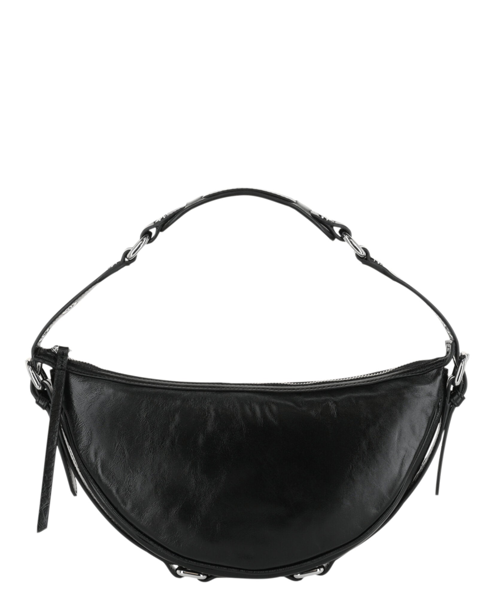 ByFar Womens Gib Creased Shoulder Bag
