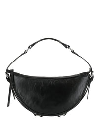 ByFar Womens Gib Creased Shoulder Bag