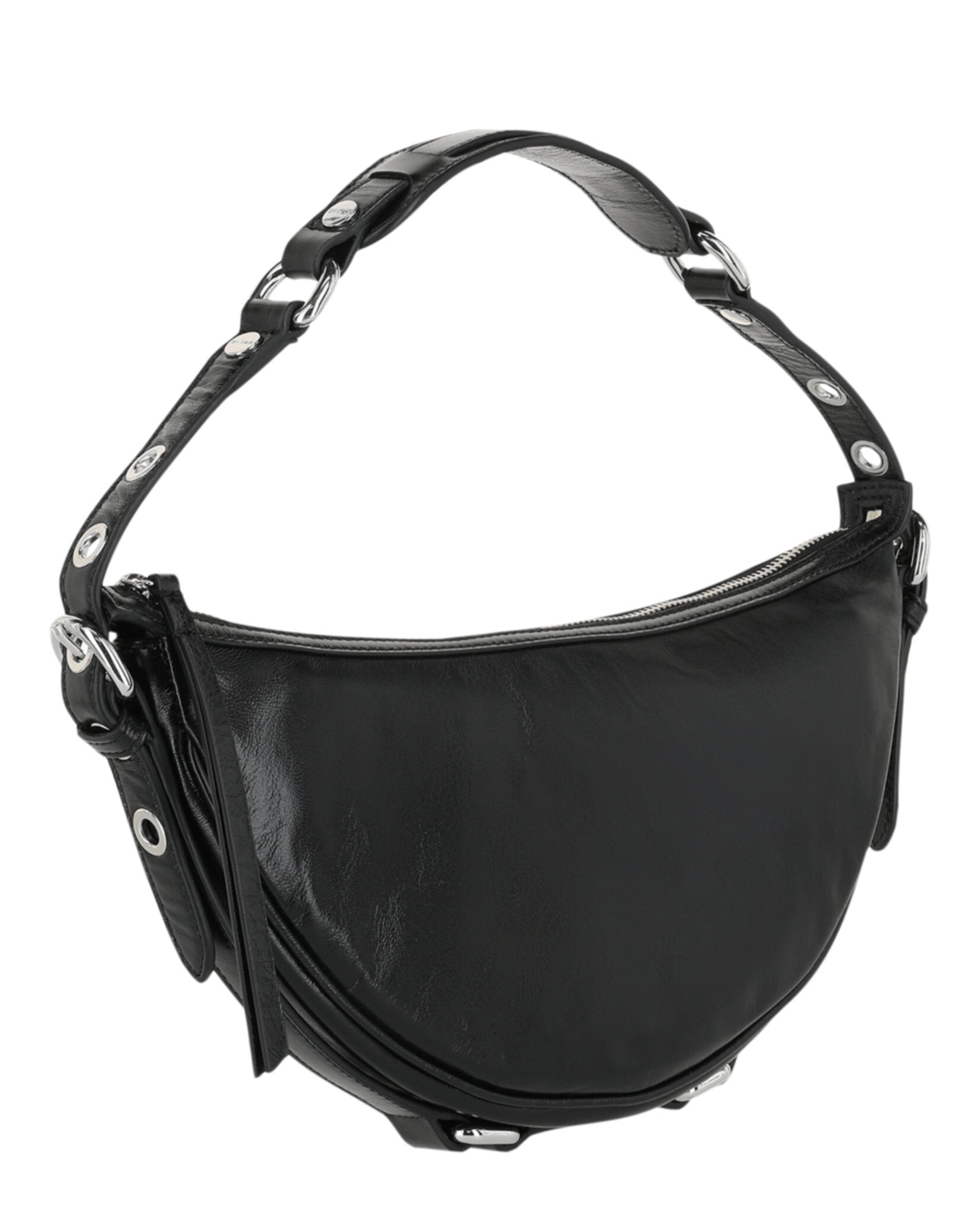 ByFar Womens Gib Creased Shoulder Bag