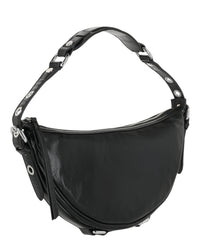 ByFar Womens Gib Creased Shoulder Bag
