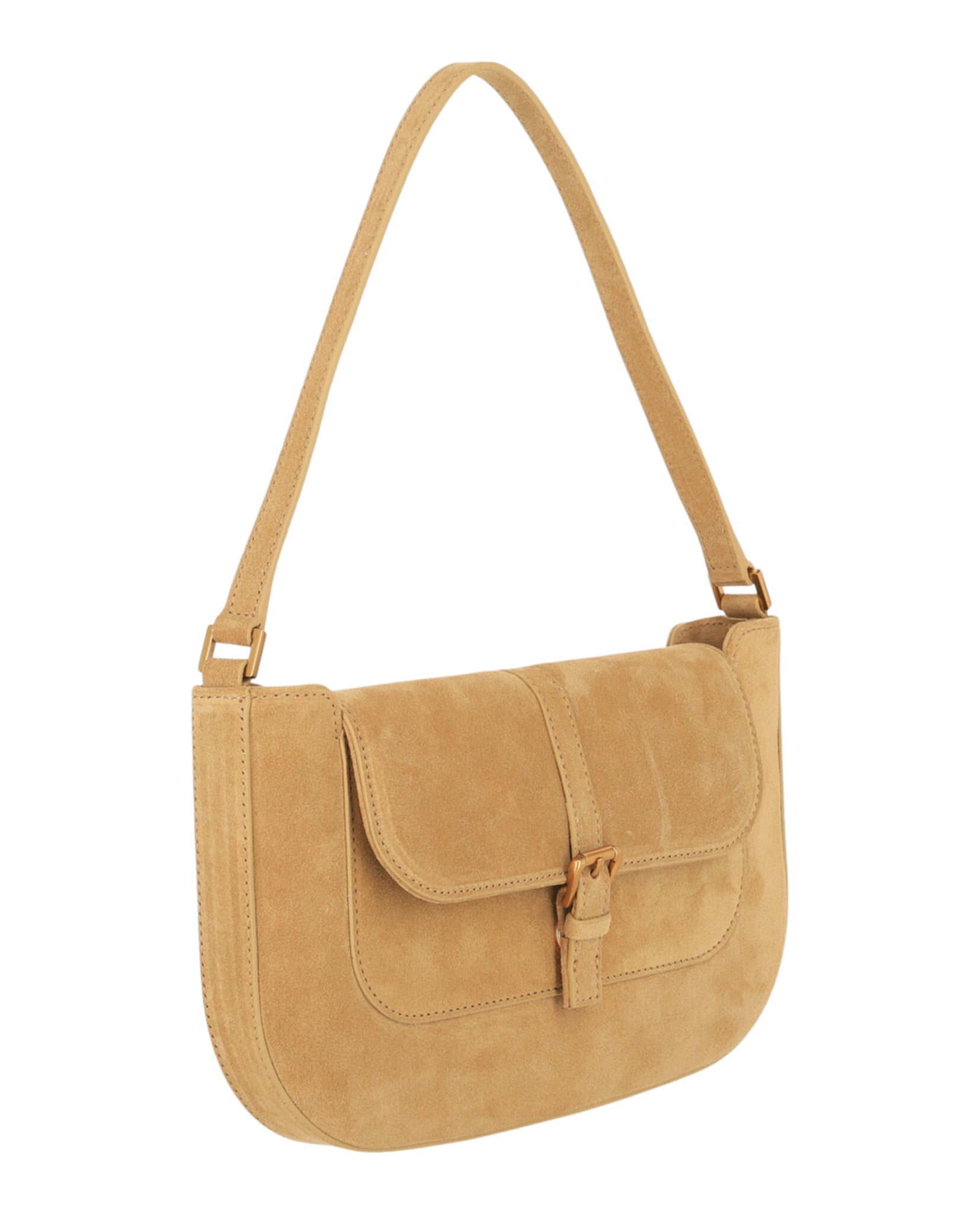 ByFar Womens Miranda Suede Shoulder Bag
