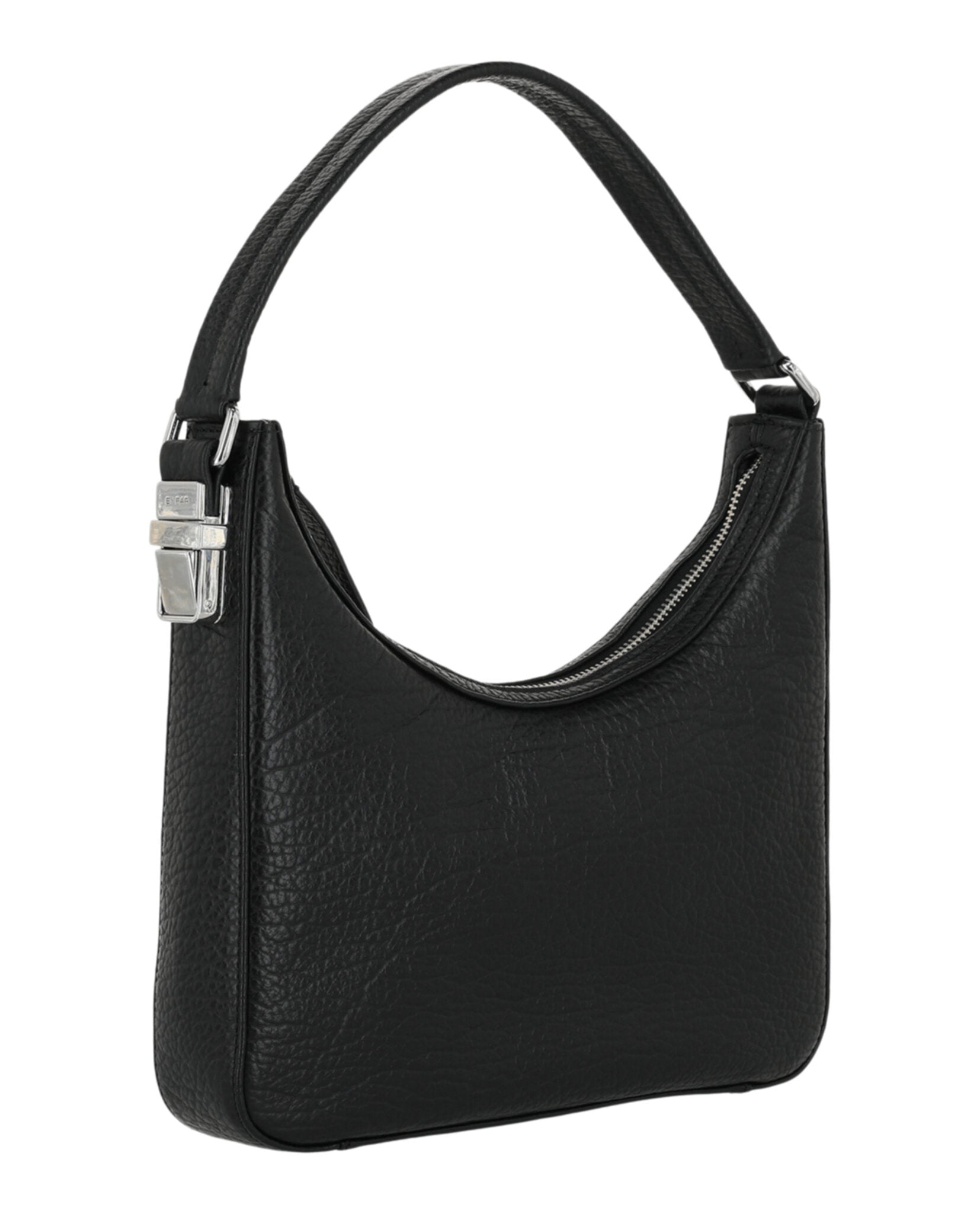ByFar Womens Rhea Large Grain Shoulder Bag