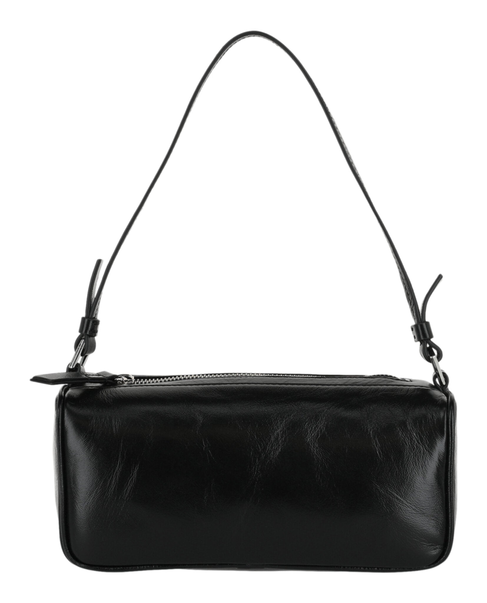 ByFar Womens Eva Creased Shoulder Bag