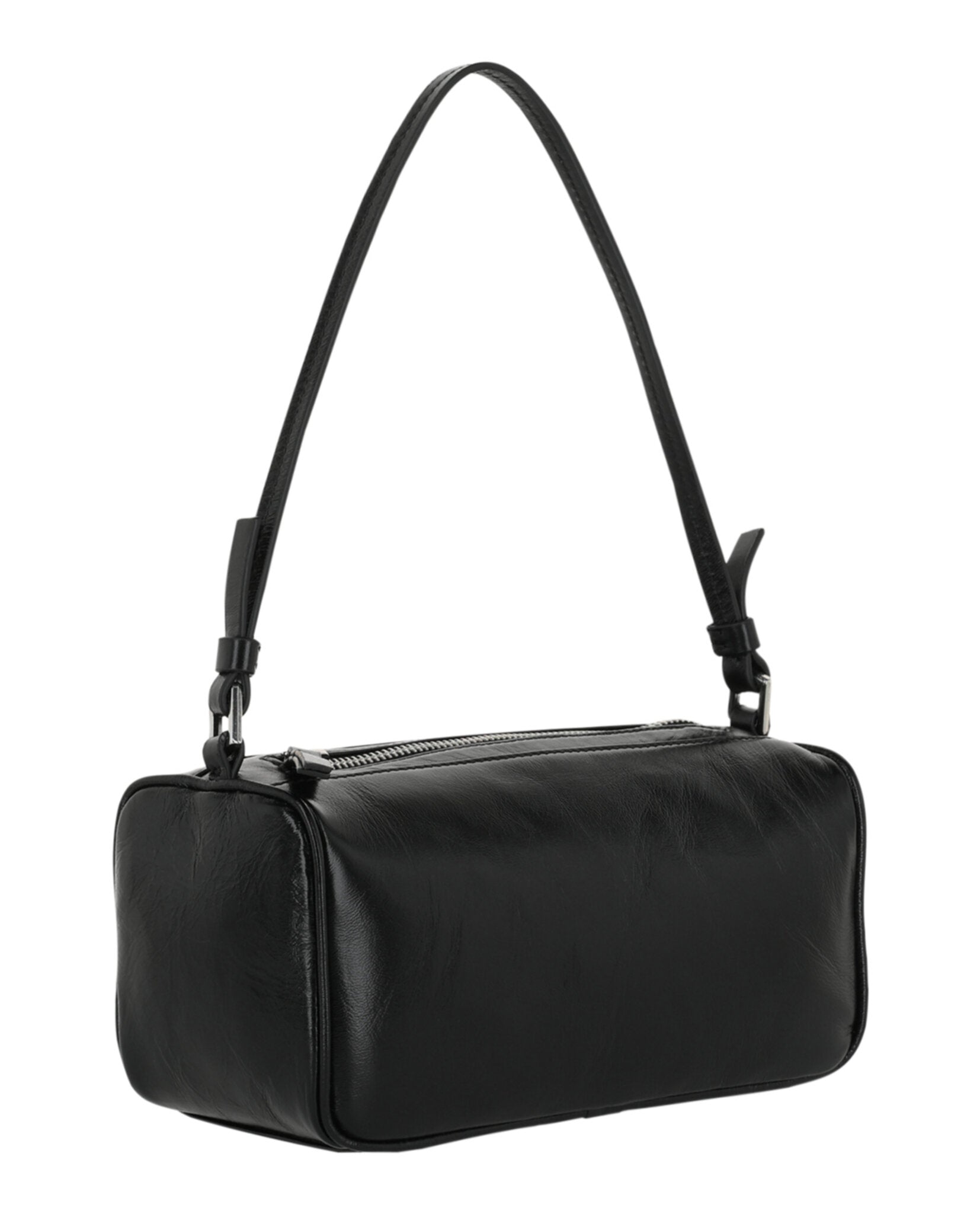 ByFar Womens Eva Creased Shoulder Bag