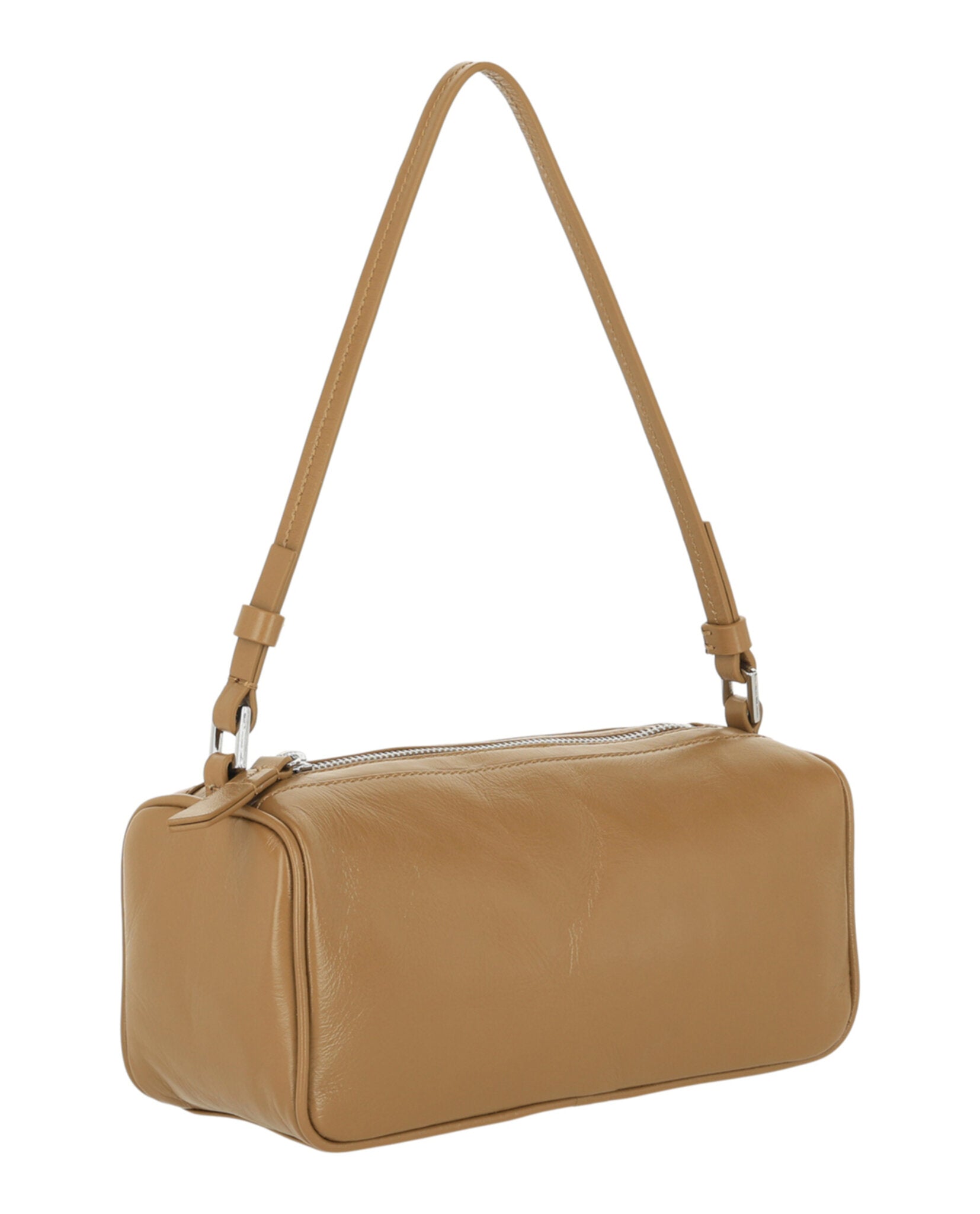 ByFar Womens Eva Creased Shoulder Bag