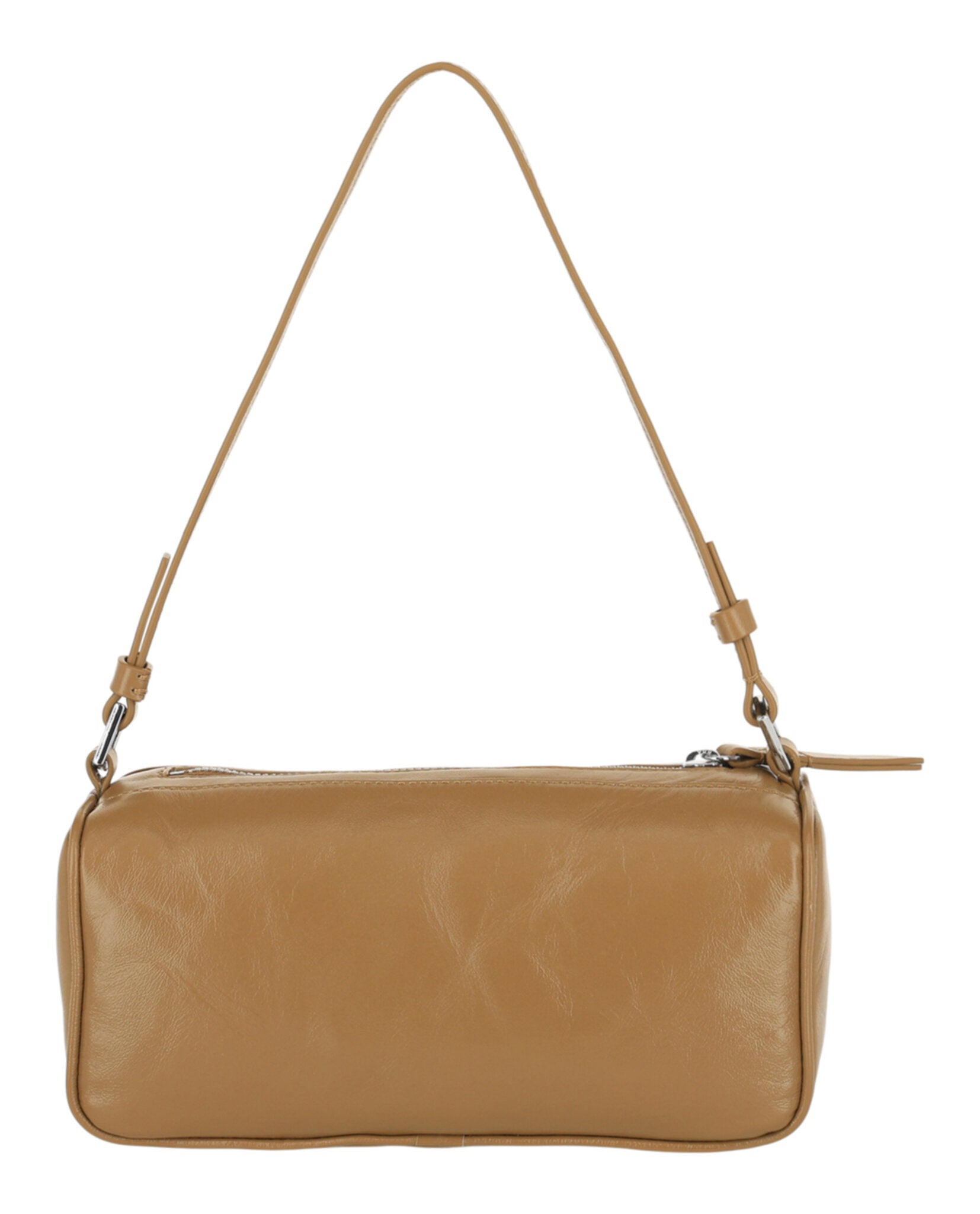 ByFar Womens Eva Creased Shoulder Bag