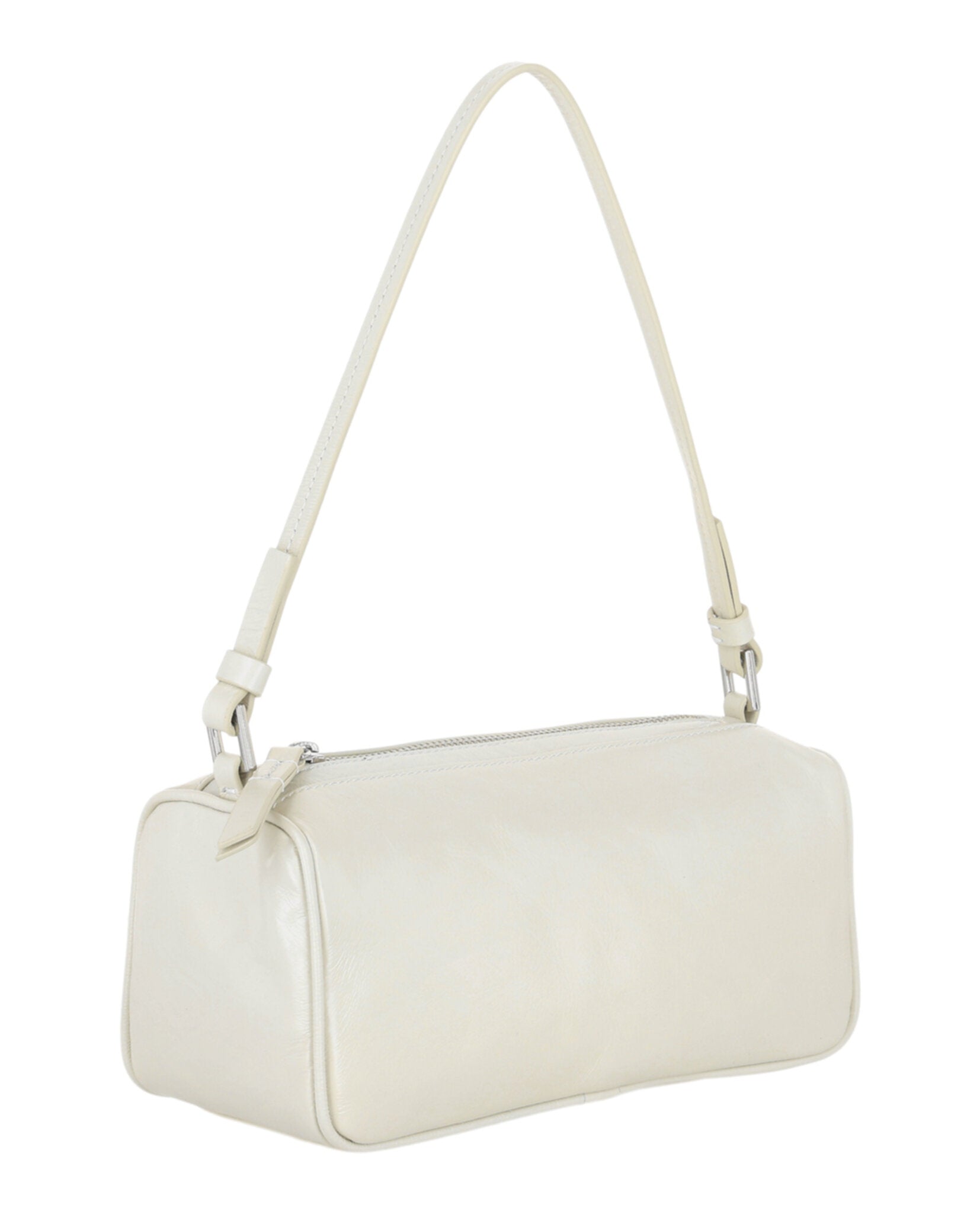 ByFar Womens Eva Creased Shoulder Bag