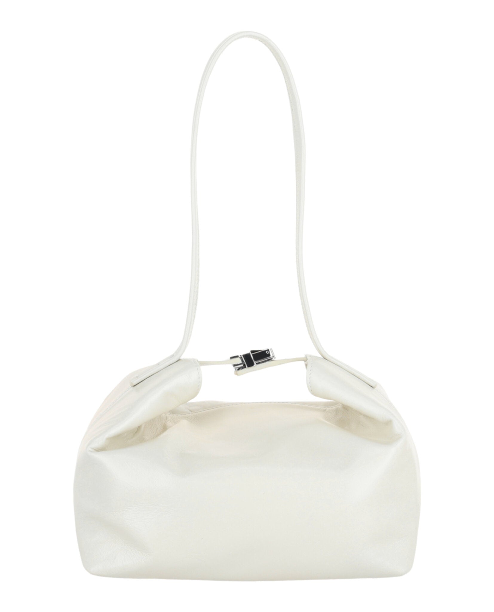 ByFar Womens Bea Creased Shoulder Bag